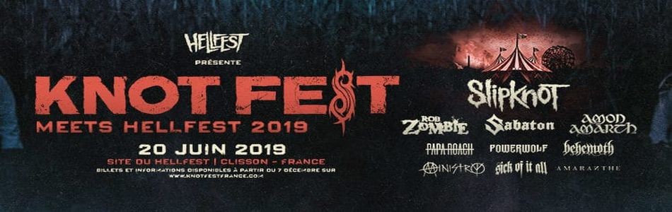 Knotfest 2019 bannière