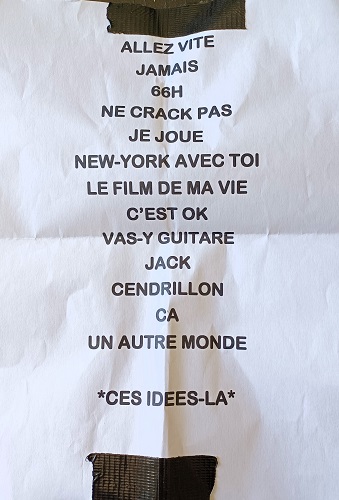Louis Bertignac en concert - Setlist